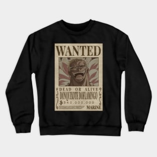 Doflamingo Wanted Crewneck Sweatshirt